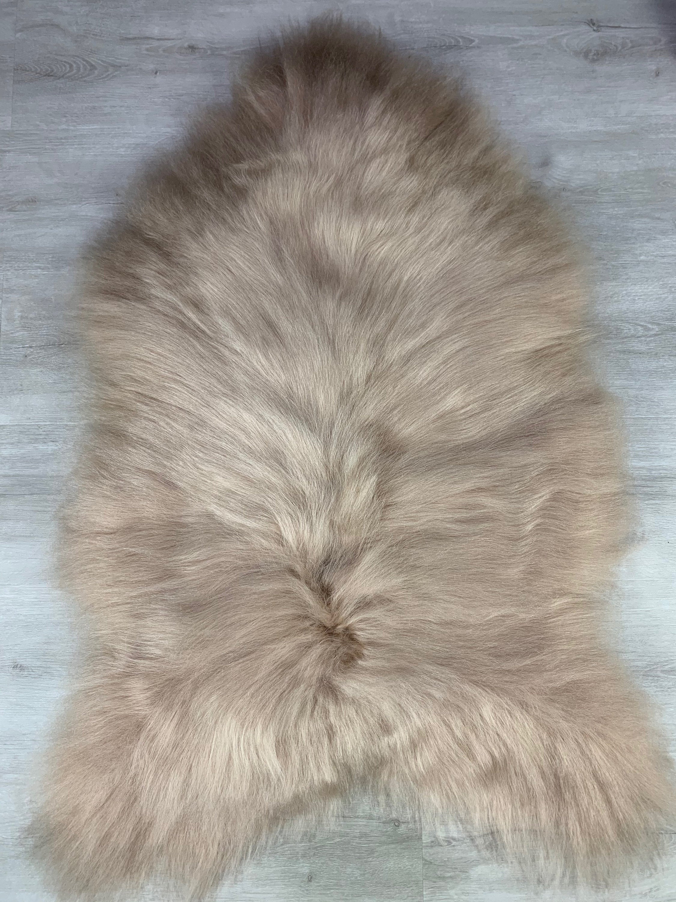 Sheepskin Rug / Real Genuine Sheepskin Rug / Sheepskin Seat Cover Rug Throw / Natural Children Sheepskin Rug Pet Bed Friendly Throw