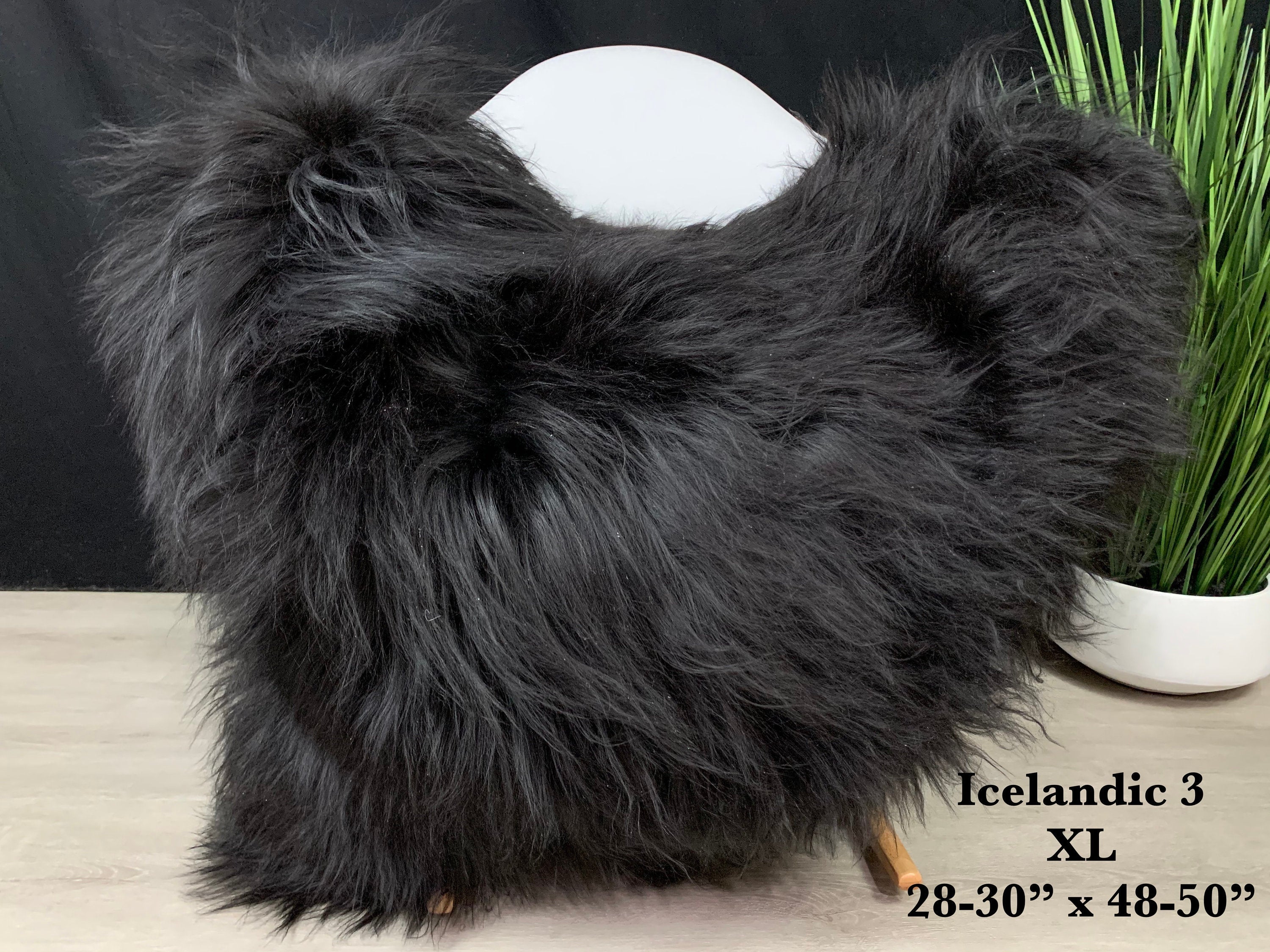 Large Icelandic Sheepskin Rug / White Black Gray Brown Sheepskin / Sheepskin Seat Cover / Sheepskin Throw / Sheepskin Pet Bed / Eco Friendly