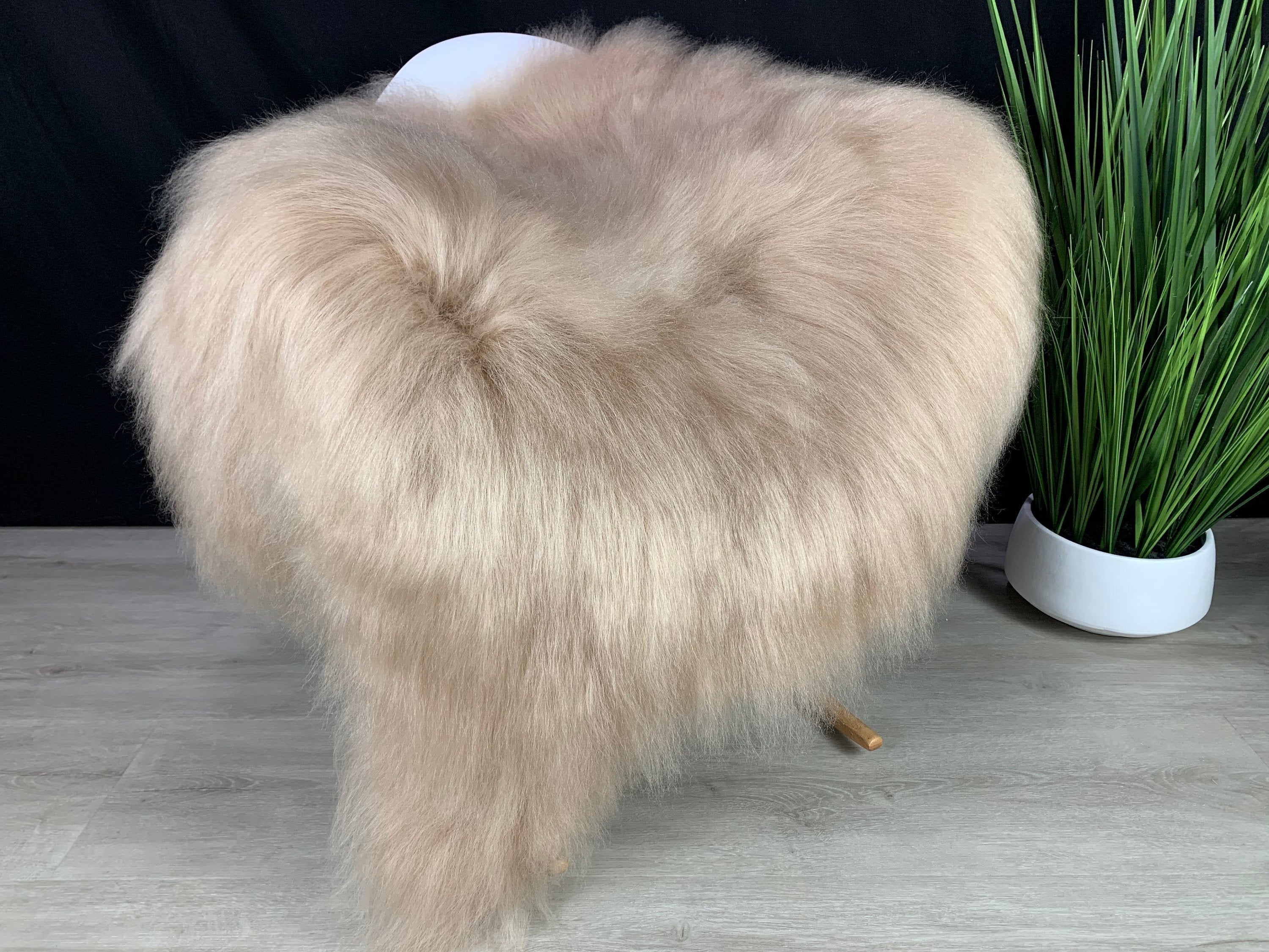 Sheepskin Rug / Real Genuine Sheepskin Rug / Sheepskin Seat Cover Rug Throw / Natural Children Sheepskin Rug Pet Bed Friendly Throw