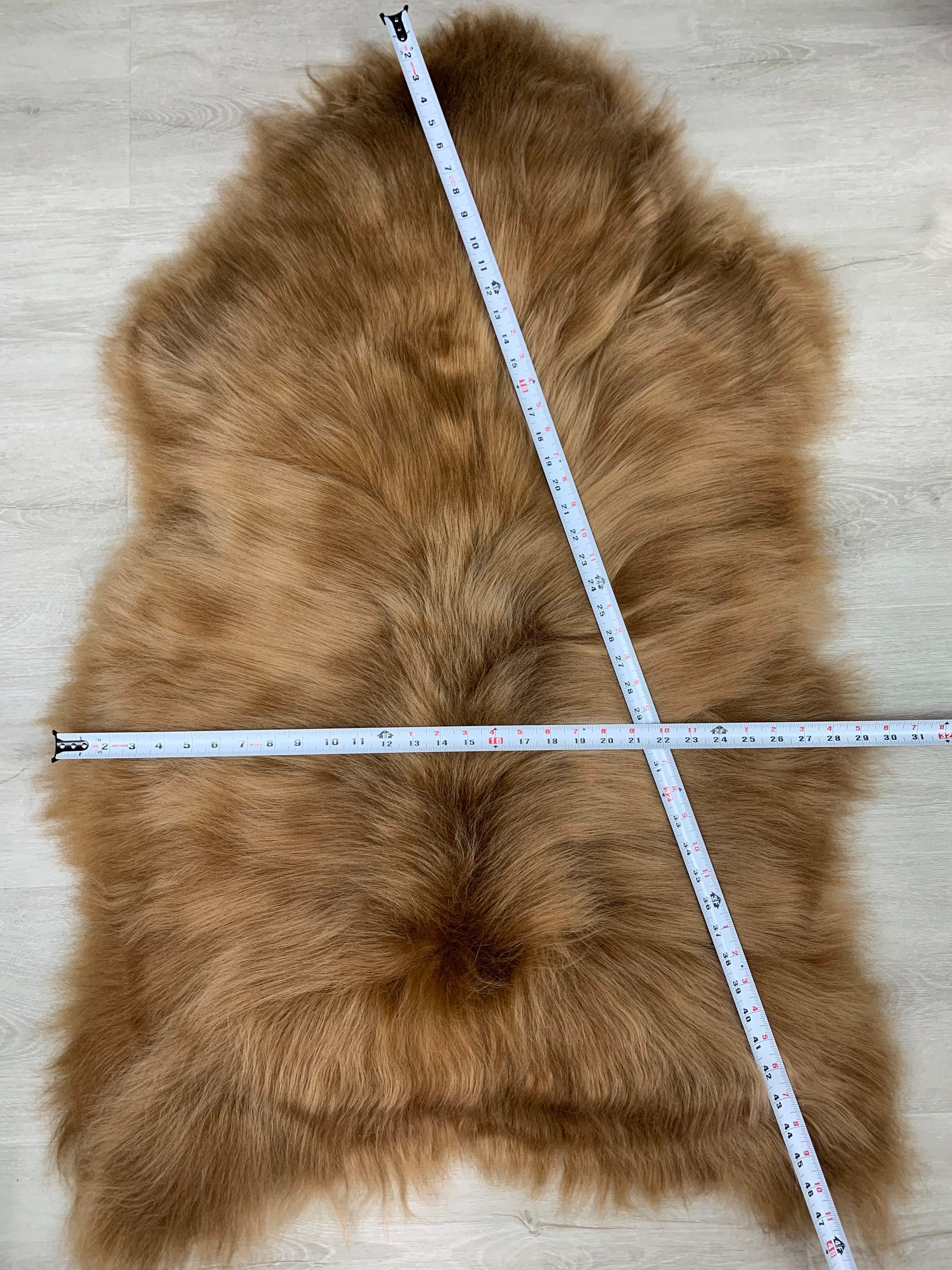 IcIcelandic copper genuine sheepskin rug * beautiful sheepskin fur Throw rug * Natural sheepskin pelt *  Kids play rug