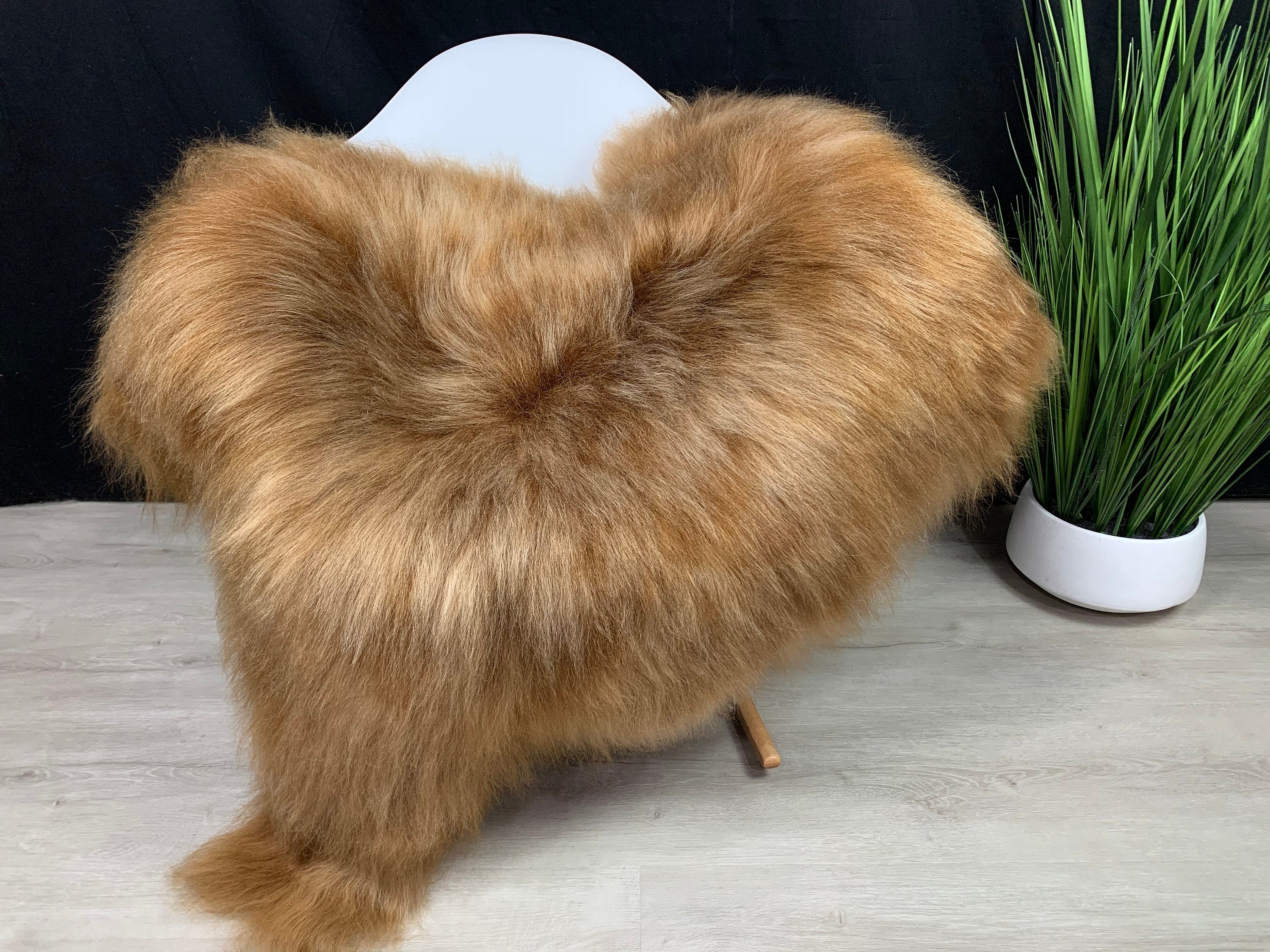 Sheepskin Rug / Real Genuine Sheepskin Rug / Sheepskin Seat Cover Rug Throw / Natural Children Sheepskin Rug Pet Bed Friendly Throw