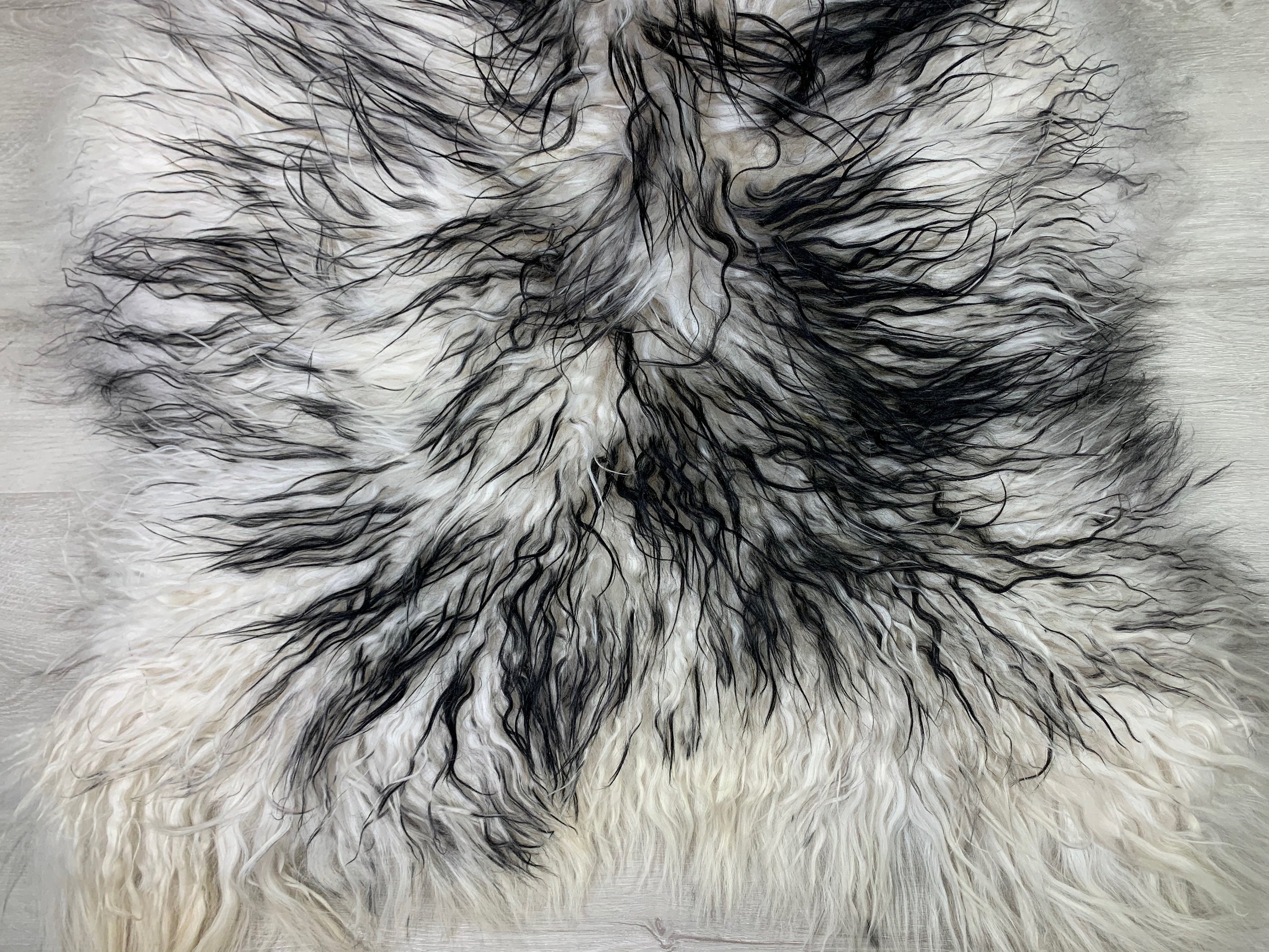 Tanning Black Iceland Sheepskin Rug Mouflon * Genuine Sheepskin Rug Fur Throw * Natural  Hide Pelt * Sheepskin Seat Cover * Pet Cat Dog Bed