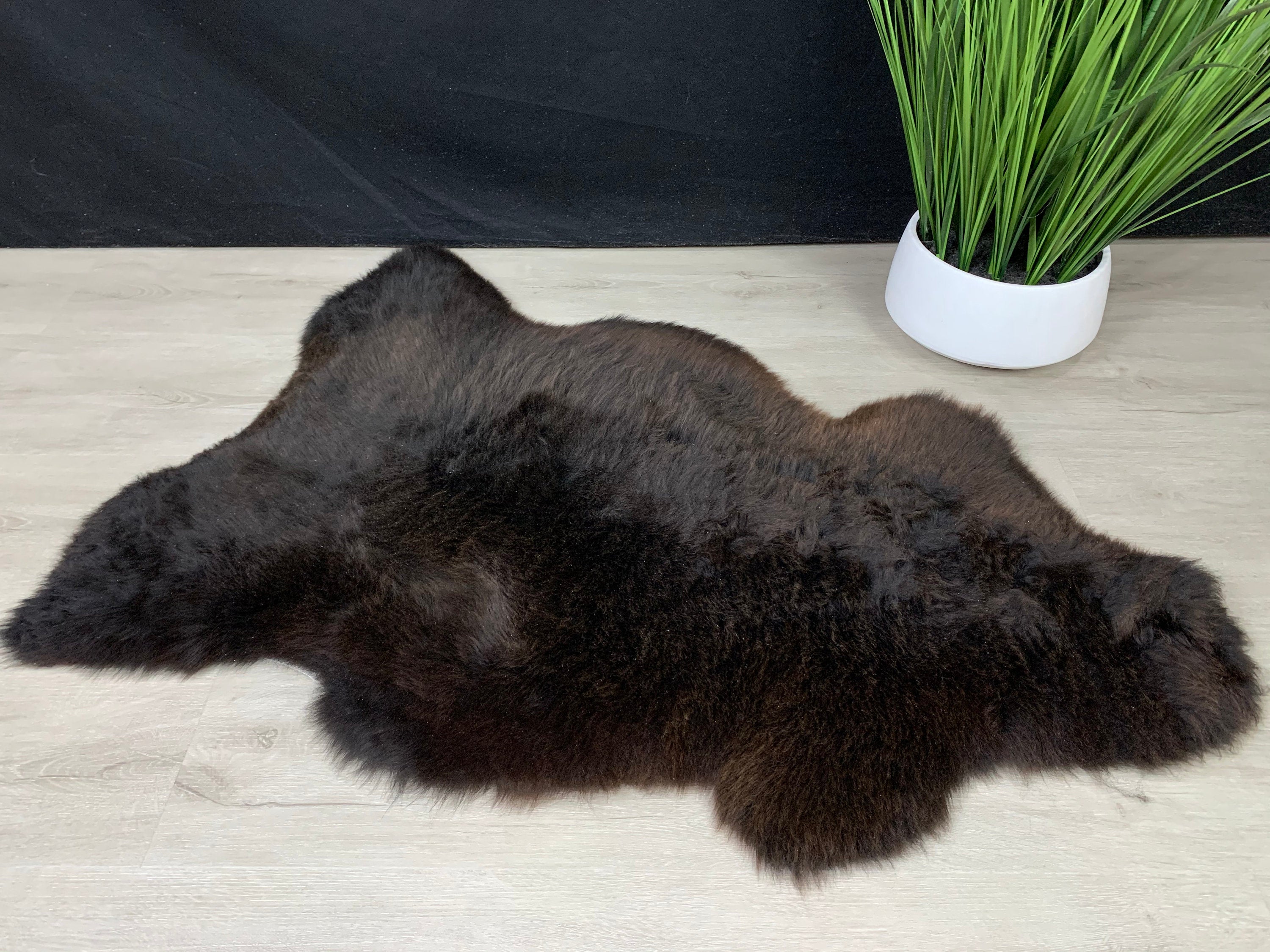 Genuine Sheepskin * Sheepskin rug * Brown Sheepskin * Sheepskin Throw * Sheepskin Seat Cover * Sheepskin Pet Bed * Decorative Sheepskin Pelt