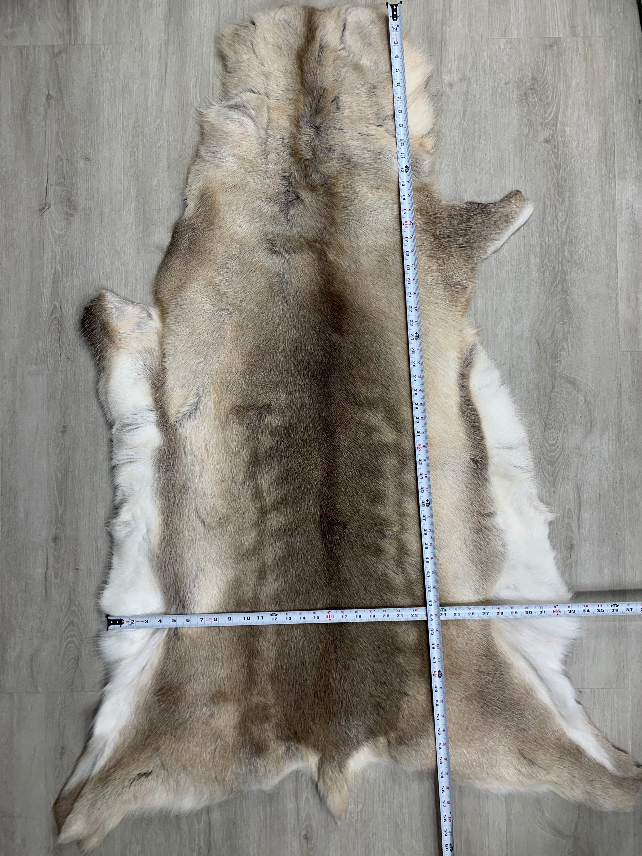 25% Cheaper Genuine Scandinavian Reindeer Hide May Have Marks