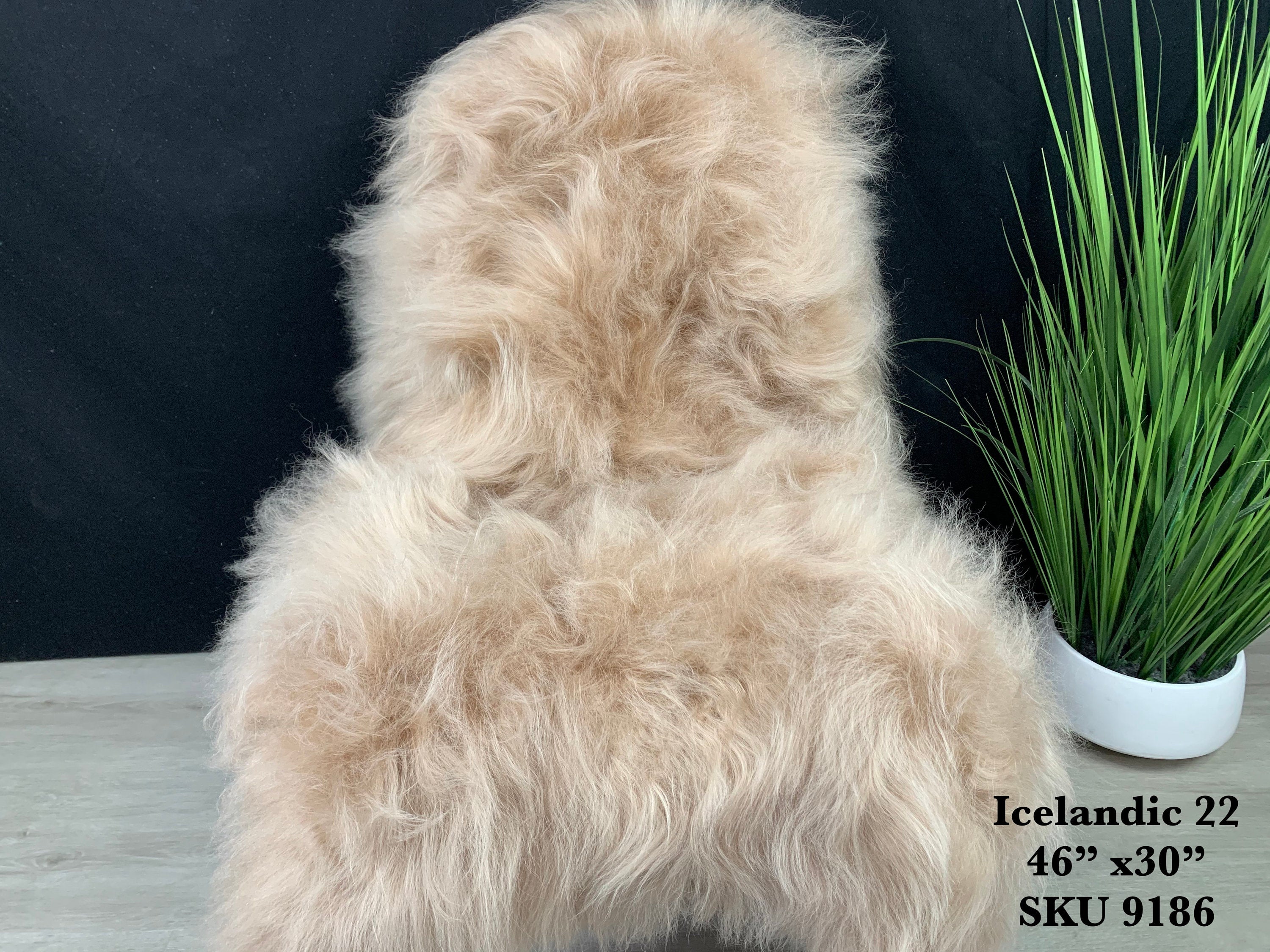 Genuine Sheepskin Rug / Real Sheepskin Rug / Icelandic Sheepskin Rug / Sheepskin Pelt / Genuine Sheepskins / Natural Sheepskin